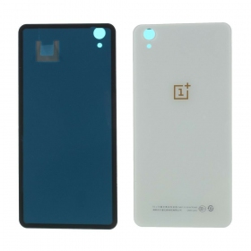OnePlus X baksida / batterilucka (vit) (begagnad grade B, original)