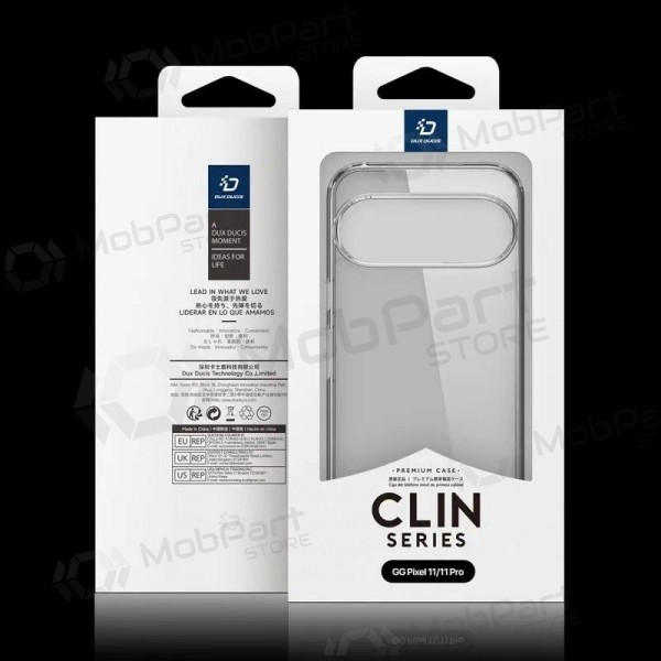 Google Pixel 11, 11 Pro fodral - Dux Ducis Clin - transparent