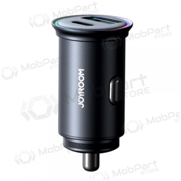 Laddare automobilinis Joyroom JR-CCN04 USB-C/USB-A 60W svart