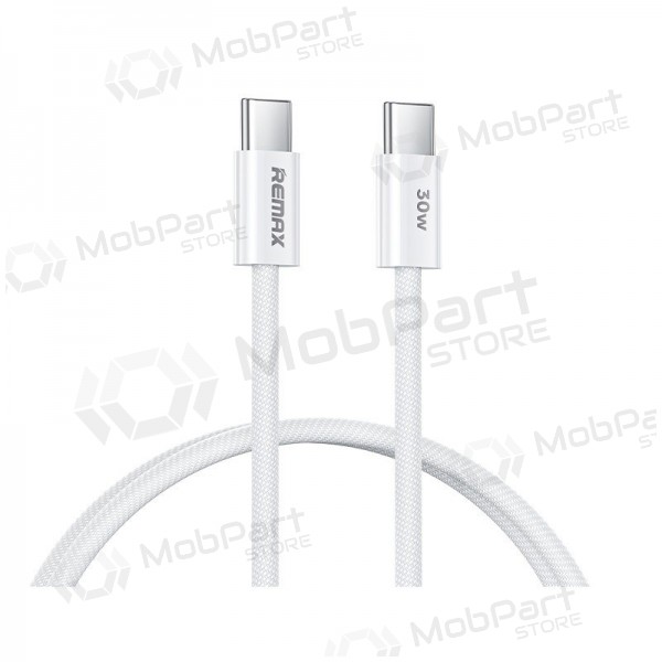 USB kabel Remax RC-C010 USB-C to USB-C 30W 1.0m vit