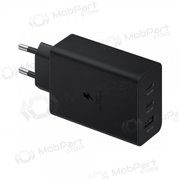 Nätladdare Samsung EP-T6530NBEGEU 65 W 2x USB-C + USB-A svart