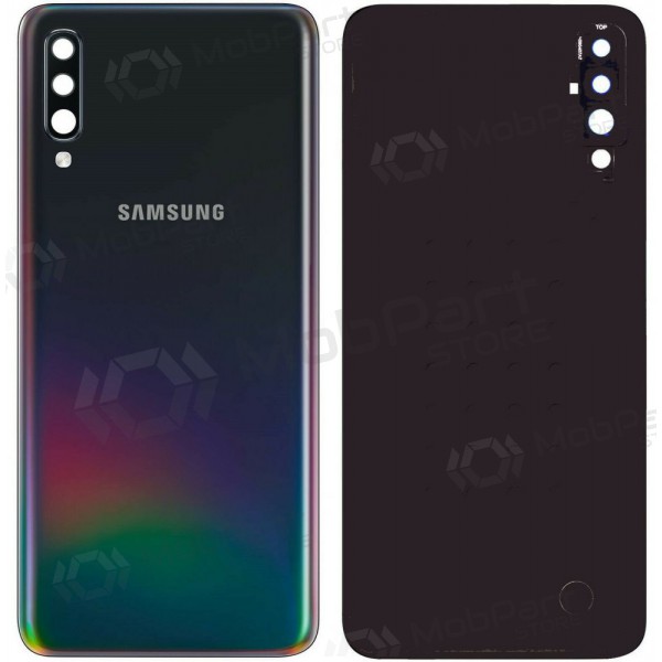 Samsung A505 Galaxy A50 2019 baksida / batterilucka (svart) (service pack) (original)