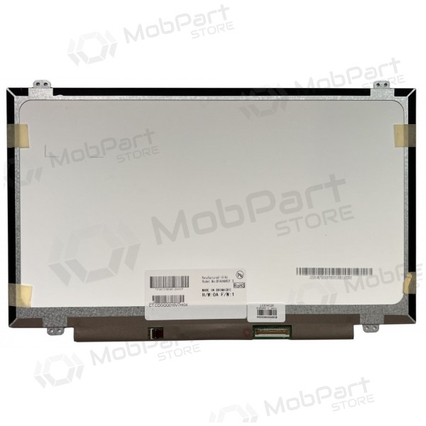 Matrica su jutikliniu ekranu 14.0" 1920x1080 FHD, LED, SLIM, matinė, 40pin (dešinėje), A+
