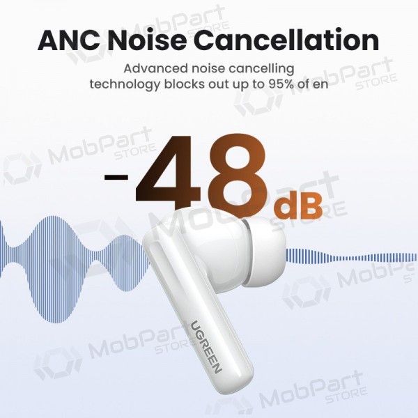 Trådlösa hörlurar Ugreen WS200 HiTune T6 Active Noise-Cancelling Earbuds Trådlösa hörlurar Ugreen WS200 HiTune T6 Active Noise-Cancelling Earbuds