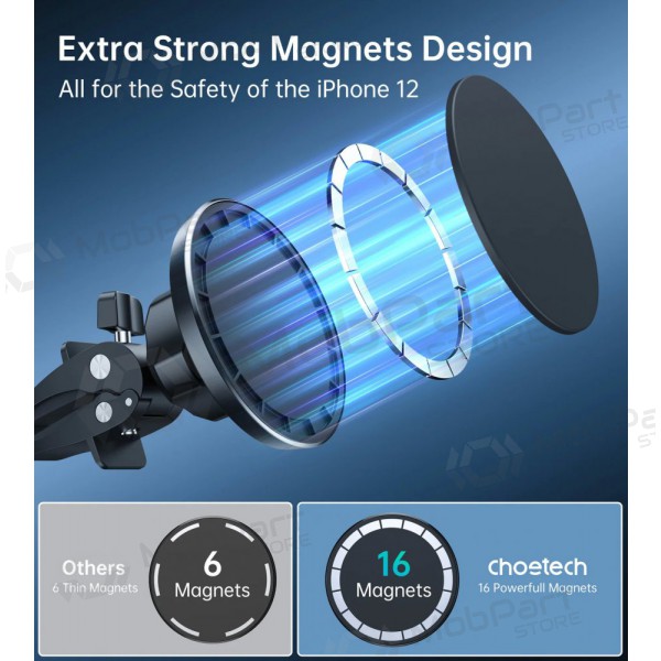 Universal bilhållare Choetech AT0004 svart