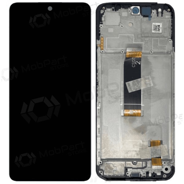 Xiaomi Redmi 13 4G, 5G, Poco M6 4G skärm (svart) (med ram) (original) Xiaomi Redmi 13 4G, 5G, Poco M6 4G skärm (svart) (med ram) (original)