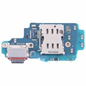 Samsung S928 Galaxy S24 Ultra laddarkontakt och mikrofon med flex (service pack) (original)