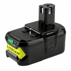 Batteri Ryobi ONE+ RB18L60 / P108 18V för verktyg 6Ah Li-ion med laddningsindikator (ersättning)