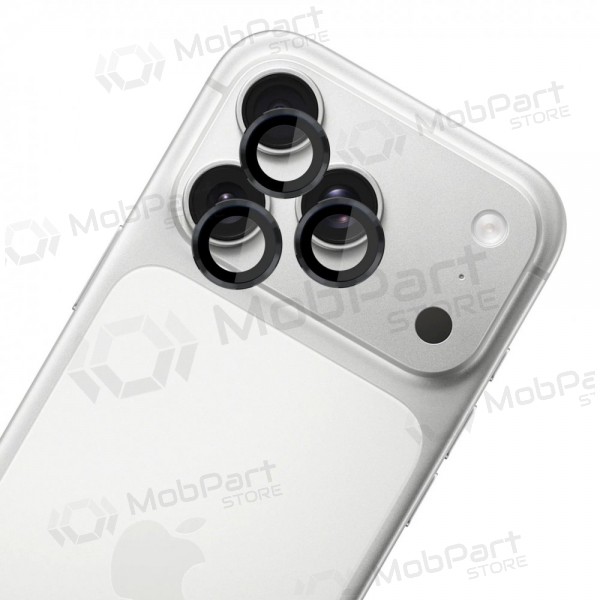 Apple iPhone 18 Pro, 18 Pro Max skärmskydd för kamera - 3MK Lens Pro (svart)