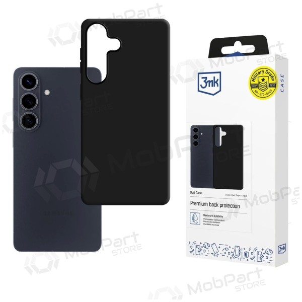 Samsung Galaxy S26 skal - 3MK Matt Case (svart)