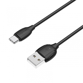 USB kabel Borofone BX19 USB-A to USB-C 1.0m svart