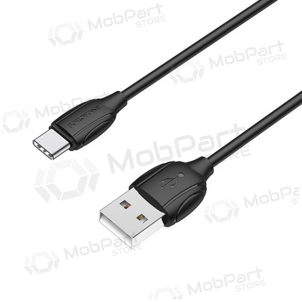 USB kabel Borofone BX19 USB-A to USB-C 1.0m svart