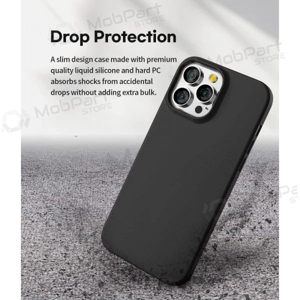 Apple iPhone 15 Pro fodral Mercury Goospery "Soft Feeling Jelly Case" (svart) Apple iPhone 15 Pro fodral Mercury Goospery "Soft Feeling Jelly Case" (svart)