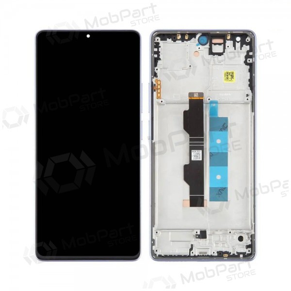 Ekranas Xiaomi Redmi Note 13 Pro 4G/Poco M6 Pro 4G su lietimui jautriu stikliuku och rėmeliu Lavender Purple original (service pack) Ekranas Xiaomi Redmi Note 13 Pro 4G/Poco M6 Pro 4G su lietimui jautriu stikliuku och rėmeliu Lavender Purple original (service pack)
