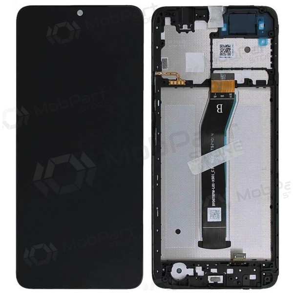 Xiaomi Redmi A3 skärm (svart) (med ram) (Premium)