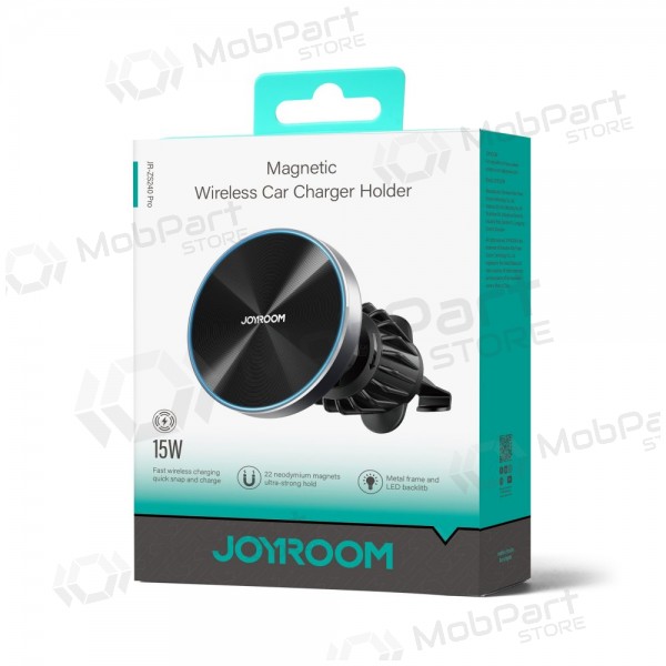 Automobilinis laikiklis-laddare Joyroom JR-ZS240 Pro MagSafe 15W svart