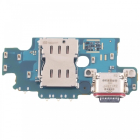 Samsung S936 Galaxy S25 Plus laddarkontakt och mikrofon med flex (service pack) (original)