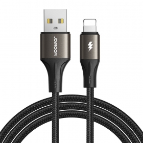 USB kabel Joyroom SA25-AL3 USB to Lightning 3A 1.2m svart