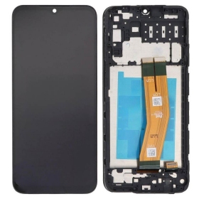 Samsung Galaxy A14 skärm (med ram) (Yellow flex) (Premium)