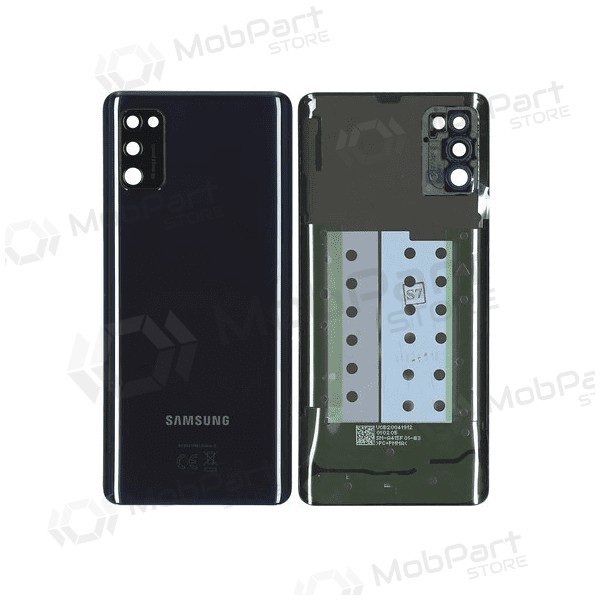 Samsung A415 Galaxy A41 2020 baksida / batterilucka (svart) (begagnad grade B, original) Samsung A415 Galaxy A41 2020 baksida / batterilucka (svart) (begagnad grade B, original)