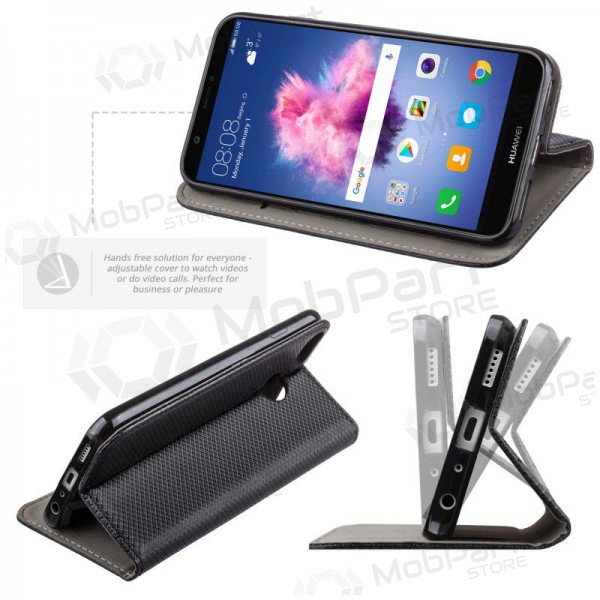LG K41S / K51S fodral -Smart Magnet- (svart)