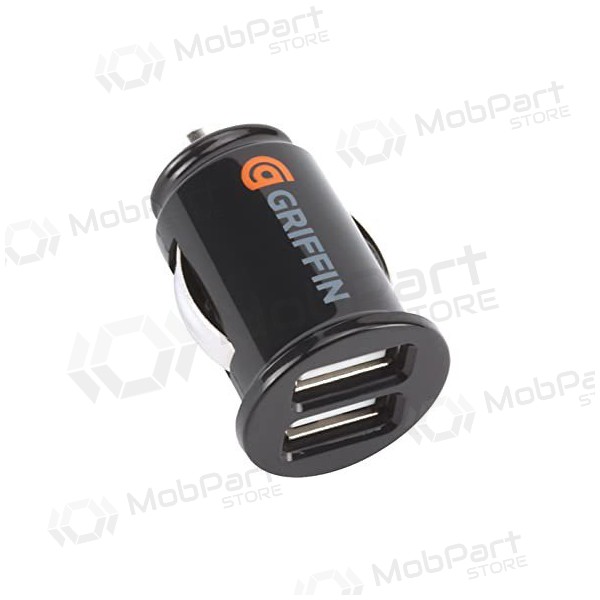 Billaddare GRIFFIN (2xUSB 1A) (svart)