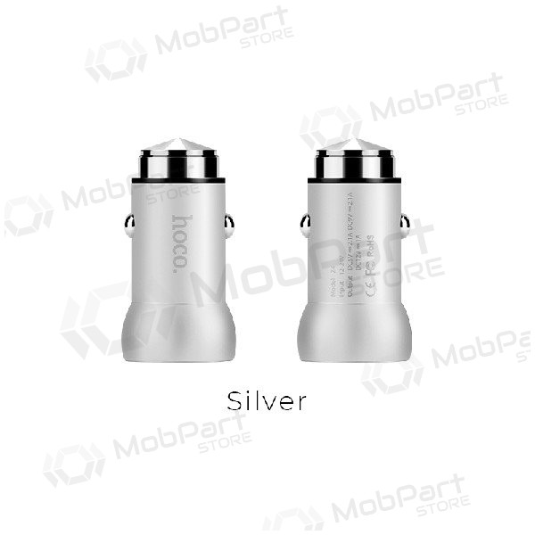 Billaddare HOCO Z4 QuickCharge (5V 2.1A) (silver)