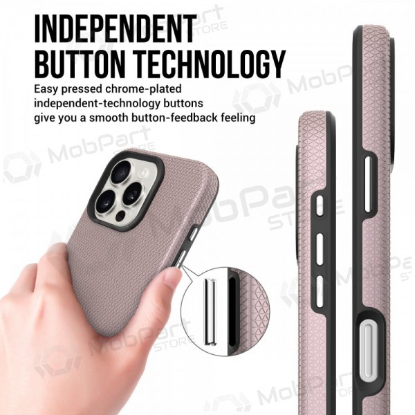 Mobilskal / fodral Perfectionists Triangle Mag Case Apple iPhone 12 Pro Max rožinio aukso Mobilskal / fodral Perfectionists Triangle Mag Case Apple iPhone 12 Pro Max rožinio aukso