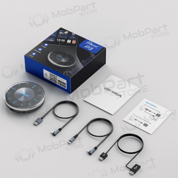 Trådlös CarPlay / Android Auto-adapter Ottocast OttoAiBox P3 PCS46 svart
