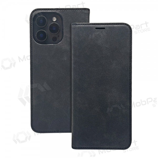 Samsung Galaxy A16 fodral -Smart Suede- (svart)