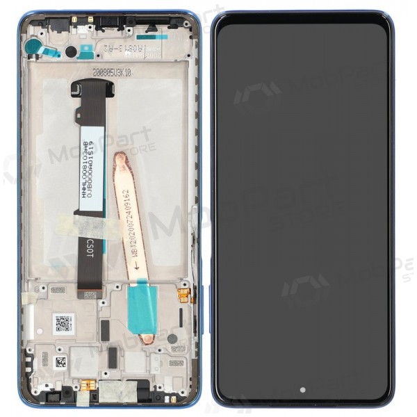 Xiaomi Poco X3 Pro / X3 / X3 NFC skärm (blå) (med ram) (Premium) Xiaomi Poco X3 Pro / X3 / X3 NFC skärm (blå) (med ram) (Premium)