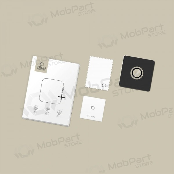 Apple iPhone Air skärmskydd härdat glas för kamera - Tech-Protect CamRing Fit+ (transparent)