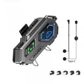 Bluetooth handsfree Awei VS-6 för hjälm USB-C svart