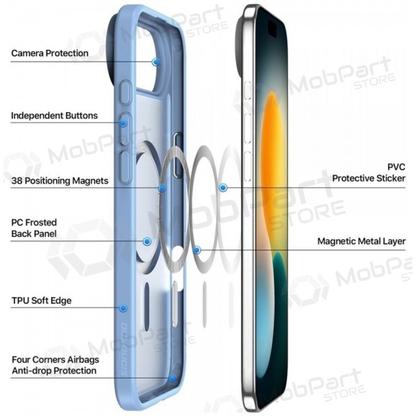 Apple iPhone Air fodral - Dux Ducis Yind (blå)