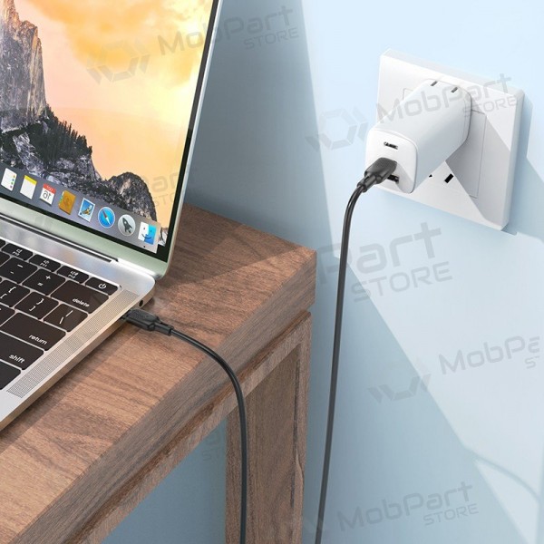 USB kabel Borofone BX113 60W USB-C to USB-C 2.0m svart