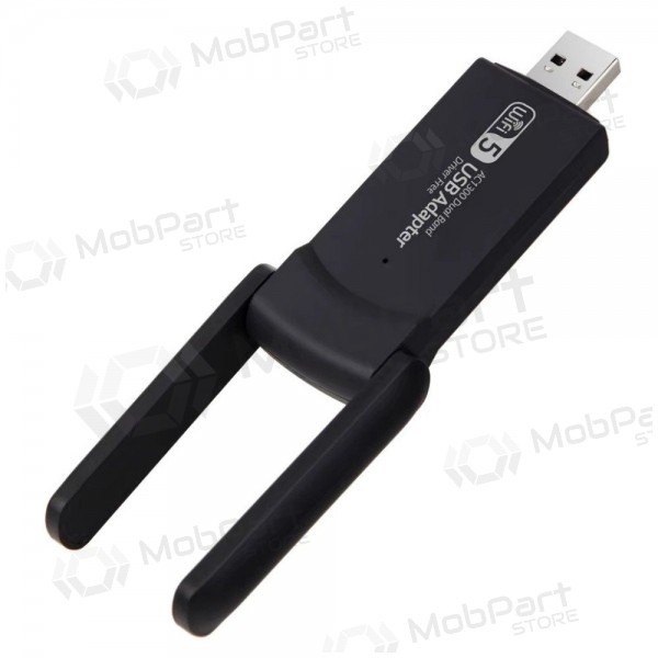USB Wi-Fi adapter Reach UWA-1 1300Mbps 802.11ac/a/b/g/n svart