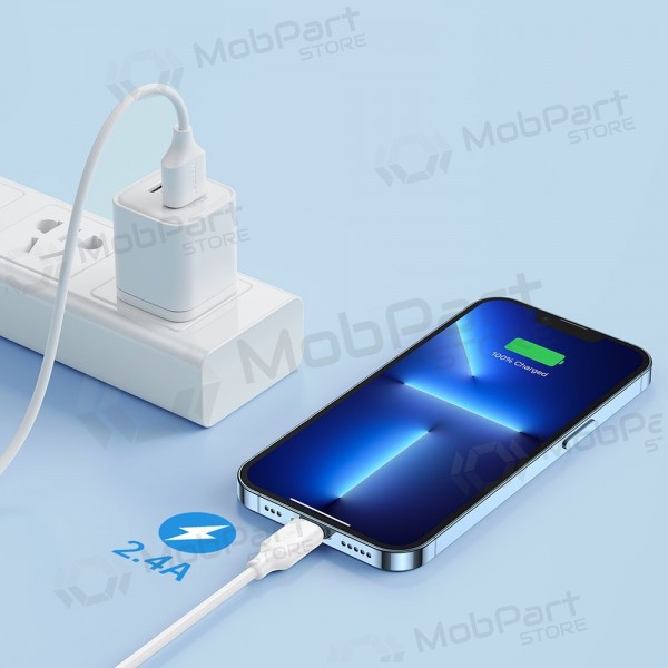 USB kabel Joyroom S-UL012A9 USB to Lightning 2.4A 2.0m vit