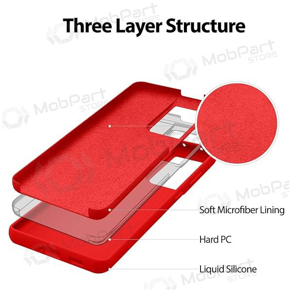 Samsung S901 Galaxy S22 fodral Mercury Goospery "Silicone Case" (röd) Samsung S901 Galaxy S22 fodral Mercury Goospery "Silicone Case" (röd)