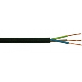 Flexibel kabel Elpar H05RR-F 3x1,5 mm² koppar gummi 300/500 V