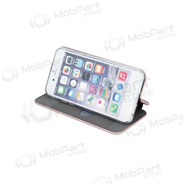 Apple iPhone 11 fodral - Book Elegance (rosa/guld)