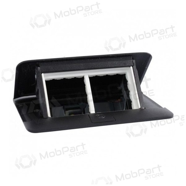 Įleidžiama modulinė dėžutė 4 mod. Legrand 654002 (svart, metalinė)