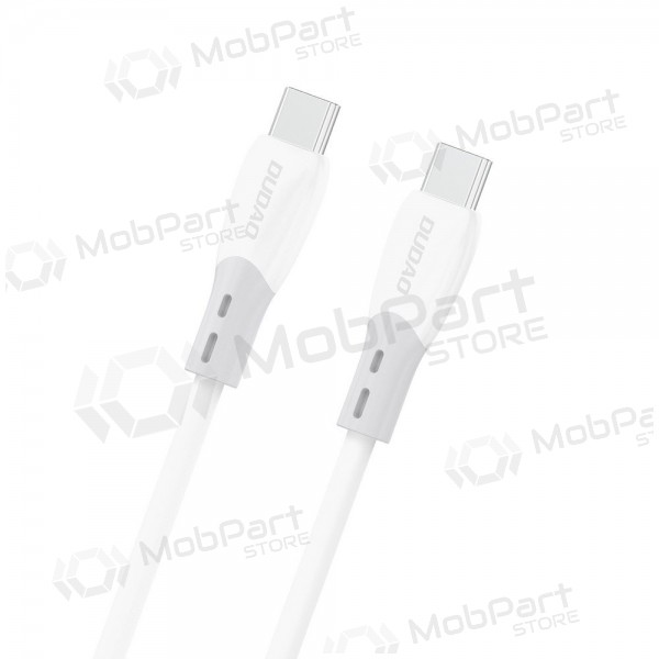 USB-C-kabel Dudao L25SC USB-C till USB-C 2 m 60 W vit