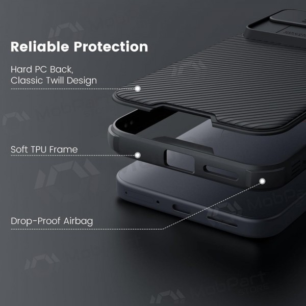Google Pixel 7 mobilskal „Nillkin CamShield Pro“ (svart) Google Pixel 7 mobilskal „Nillkin CamShield Pro“ (svart)