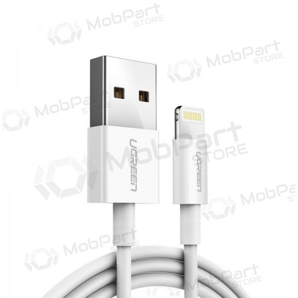 USB kabel Ugreen US155 MFi USB to Lightning 2.4A 2.0m vit