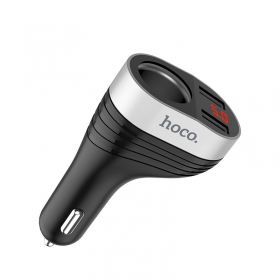 Laddare automobilinis Hoco Z29 x 2 USB (3.1A) (svart)