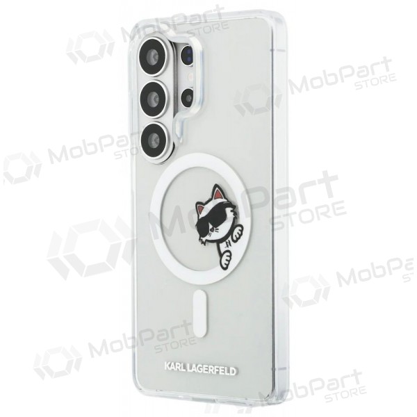 Samsung Galaxy S26 Ultra fodral - Karl Lagerfeld IML Choupette Peekaboo Logo Magnetic (transparent)
