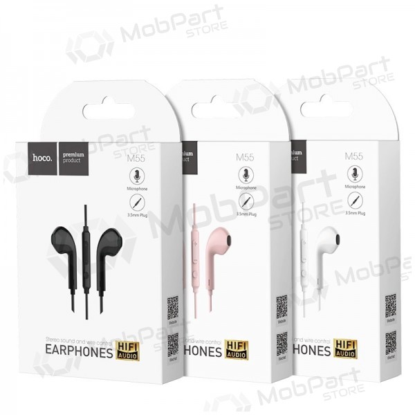 Headset HOCO M55 3,5mm (vit)