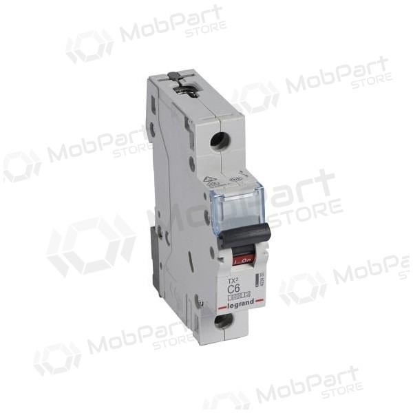 Dvärgbrytare MCB RX3 Legrand 403430 (6A, 1P, 230V, 6kA)