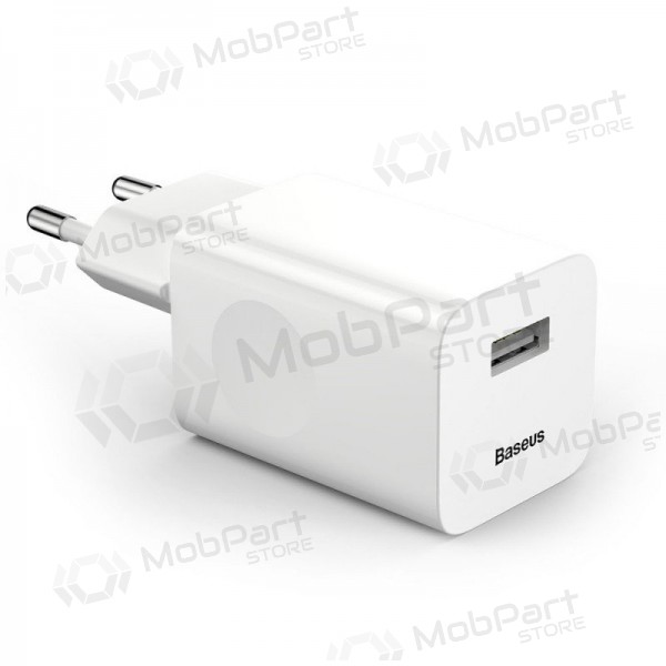 Telefonladdare Baseus CCALL-BX02 24 W USB-A vit