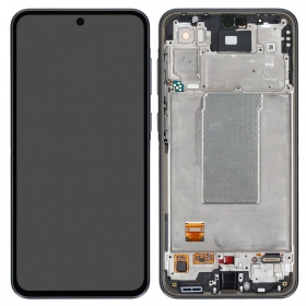 Samsung Galaxy A36 skärm (svart) (med ram) (original)